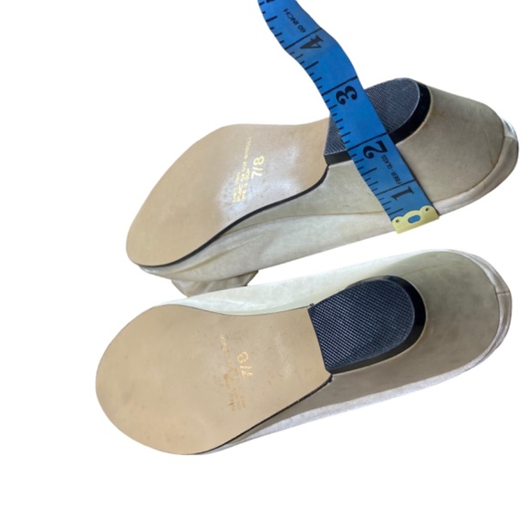 Victoria's Secret Women's Vtg 80s Gold Label Satin Bow Heels Slippers Size 7-8 - Picture 10 of 12